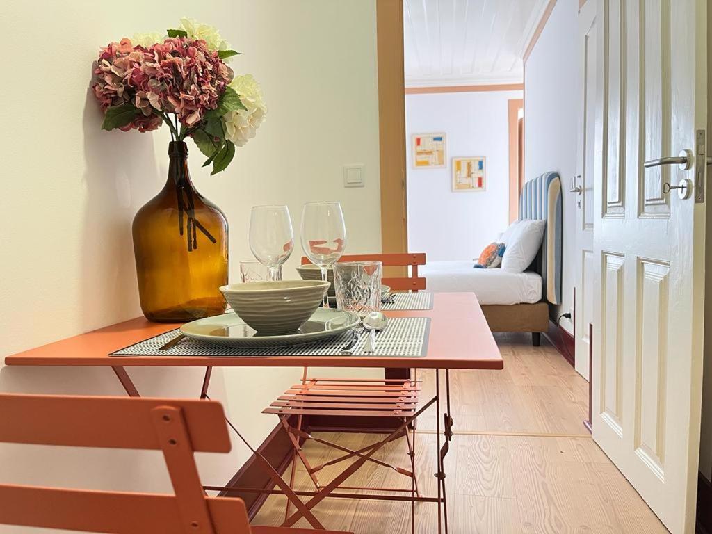 Apartament Casa Rosa Com Ac Coimbra Zewnętrze zdjęcie